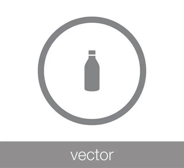 Diseño del icono de la botella — Vector de stock