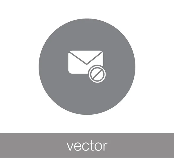 Email simple icono — Archivo Imágenes Vectoriales