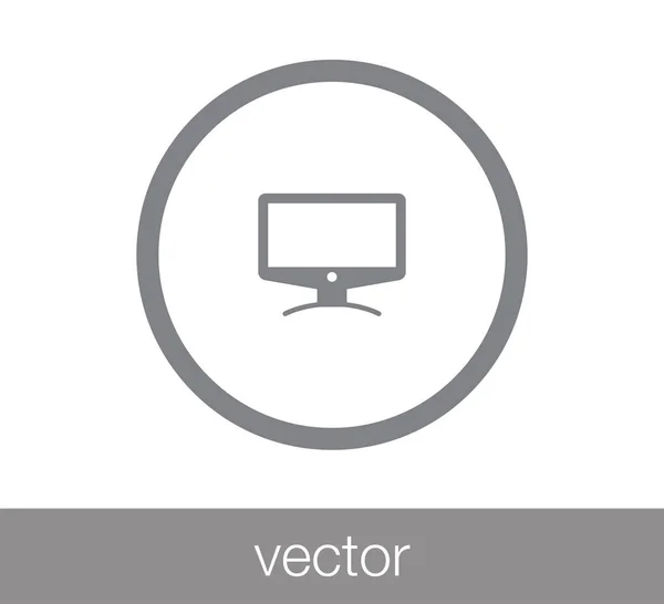 Icono de visualización ilustración — Vector de stock