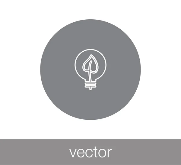 Eco web icon — Vector de stoc