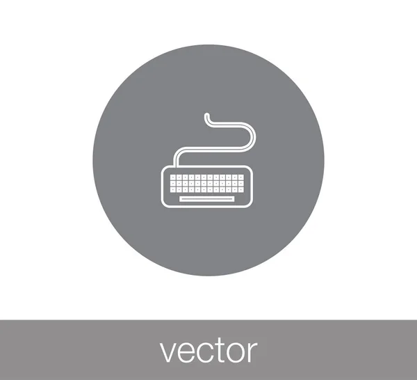 Computertastatur-Symbol — Stockvektor