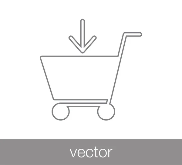 Icono del carrito de compras — Archivo Imágenes Vectoriales