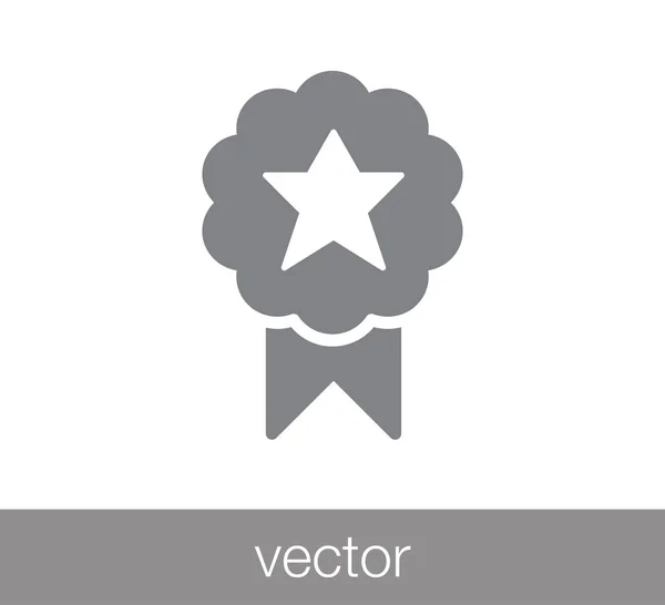 Ícone do distintivo. Ícone do troféu . — Vetor de Stock