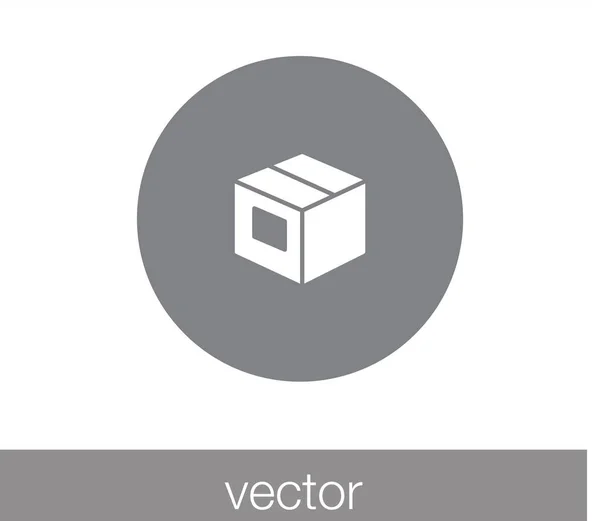 Icono de caja de carga . — Vector de stock