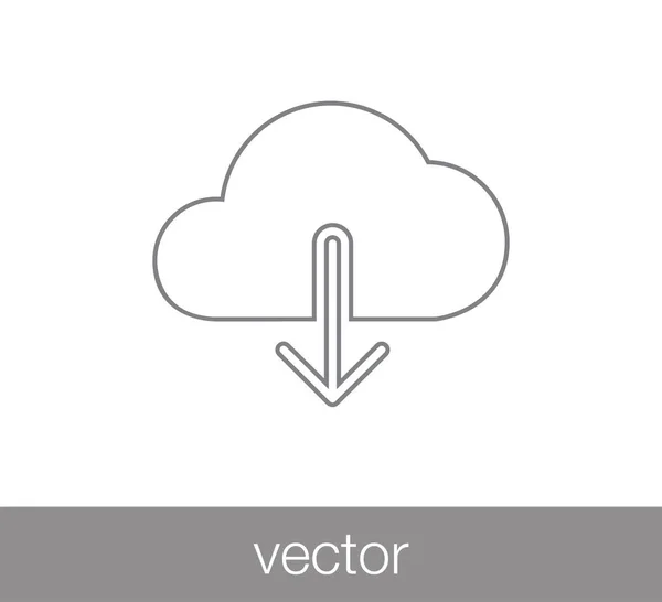 Download eenvoudig icoontje — Stockvector