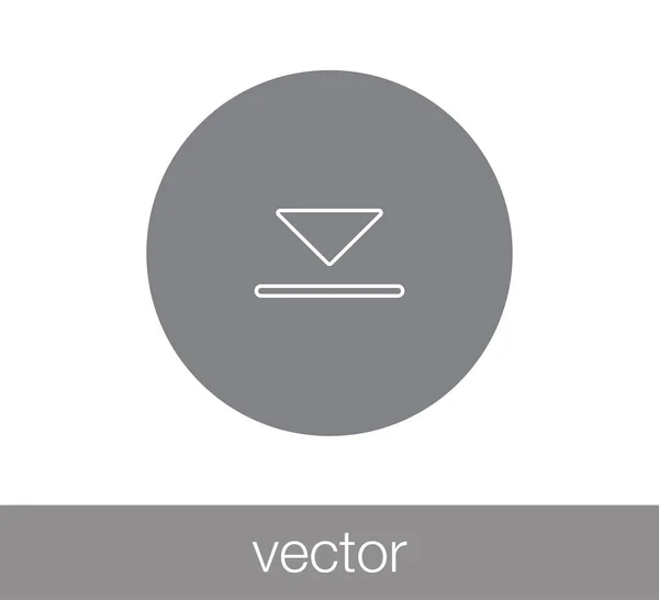 Descargar icono simple — Vector de stock