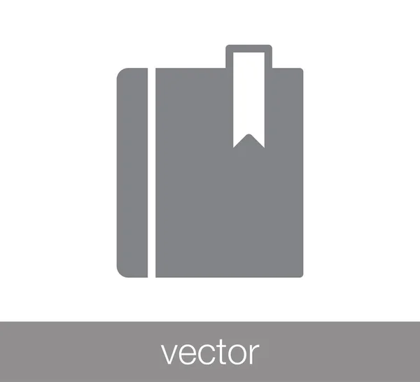 Réserver Flat Icon. — Image vectorielle