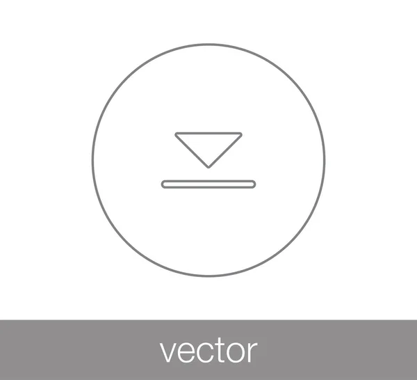 Descargar icono simple — Vector de stock