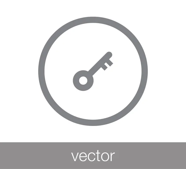 Key web icon. — Stock Vector