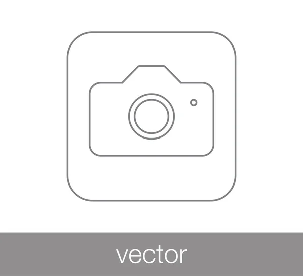 Ikone der Fotokamera. — Stockvektor