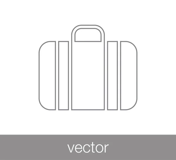 Baggage flat icon. — Stock Vector