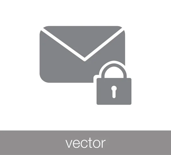 Email icône simple — Image vectorielle