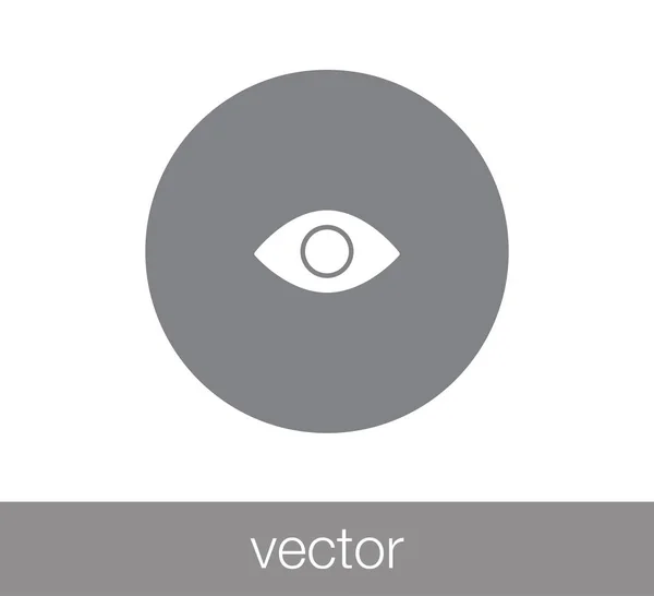 Ojo icono web . — Vector de stock