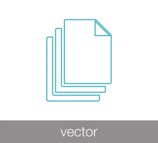 Design of file icon — Stock Vector