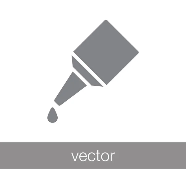 Eyedropper flache Symbol — Stockvektor