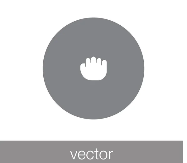 Icône geste tactile . — Image vectorielle