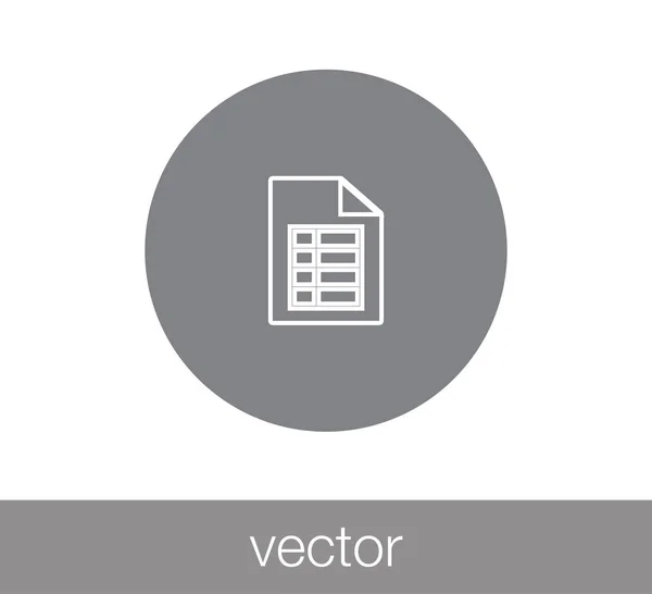 Documento web icono . — Archivo Imágenes Vectoriales