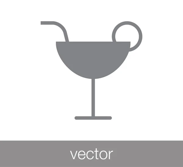 Conception de l'icône boisson — Image vectorielle