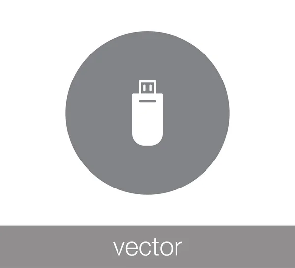 USB connector icon — Stock Vector