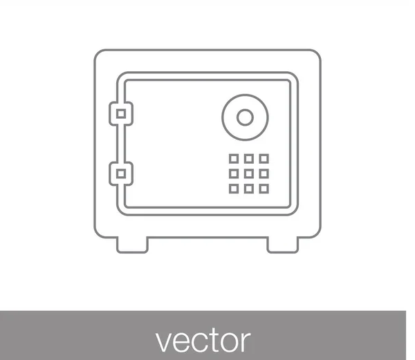 Ícone de dinheiro seguro — Vetor de Stock