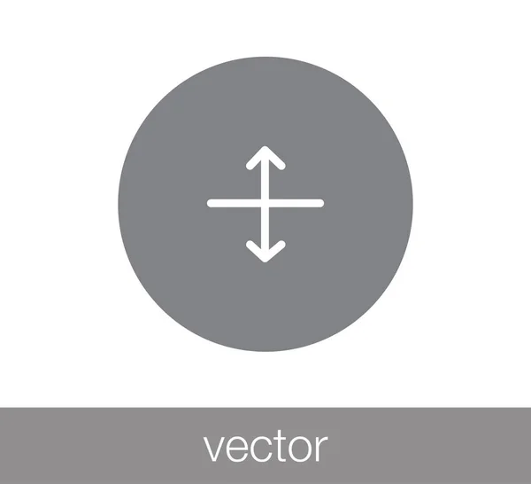 Простой значок интерфейса компьютера — стоковый вектор