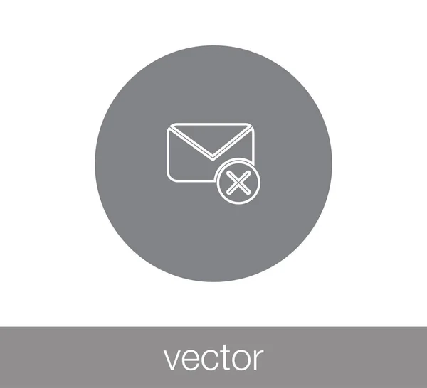 Email semplice icona — Vettoriale Stock