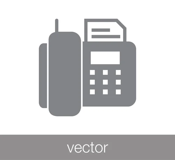 Ícone web telefone . — Vetor de Stock