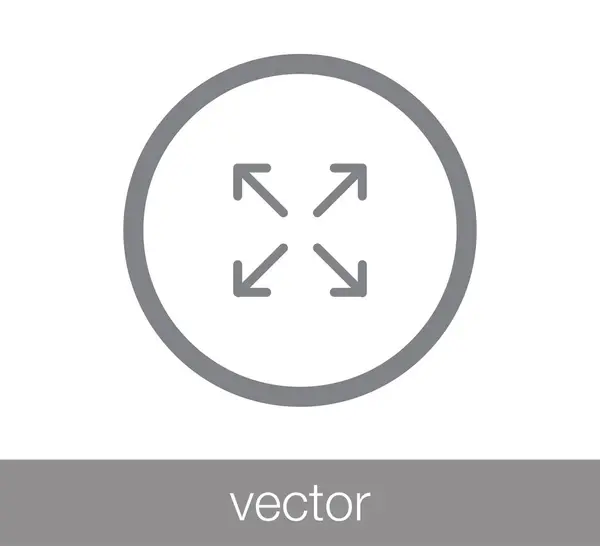 Interfaz de ordenador icono simple — Vector de stock