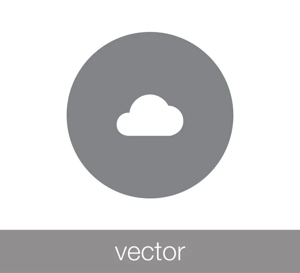 Cloud web icon. — Stock Vector