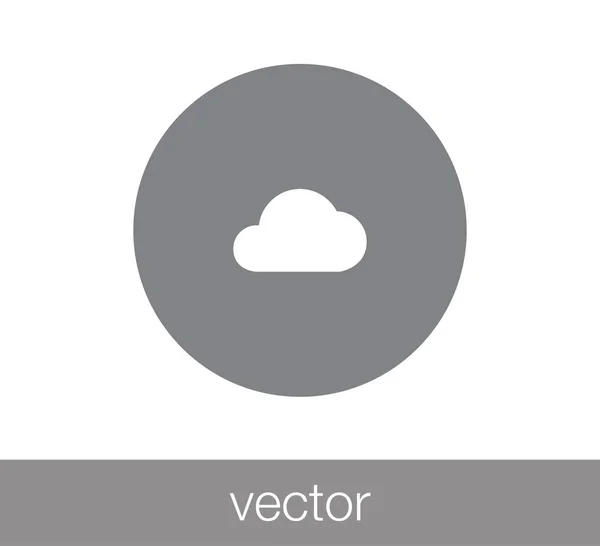 Icona web cloud . — Vettoriale Stock