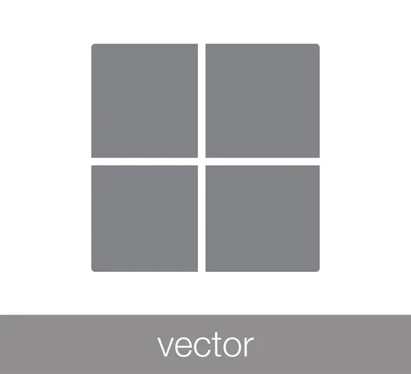 Icono de diseño de diapositivas — Vector de stock