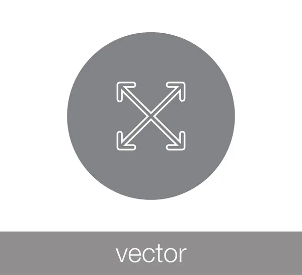 Computer interface eenvoudige pictogram — Stockvector