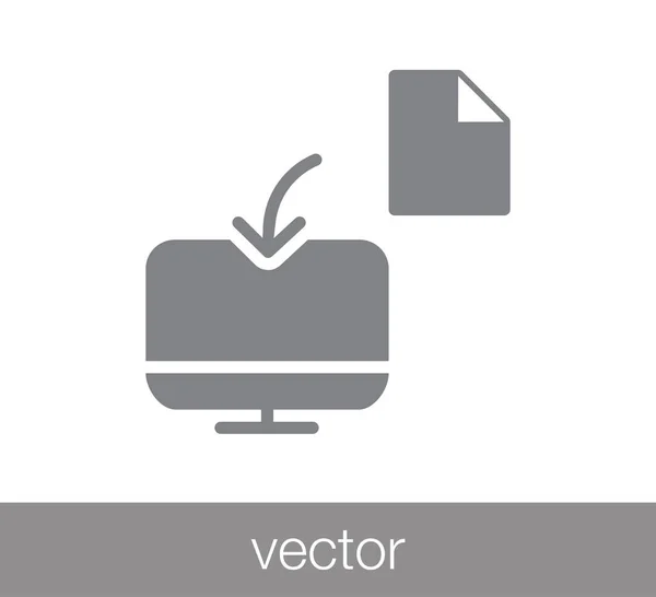 Transfer flat icon. — Stock Vector