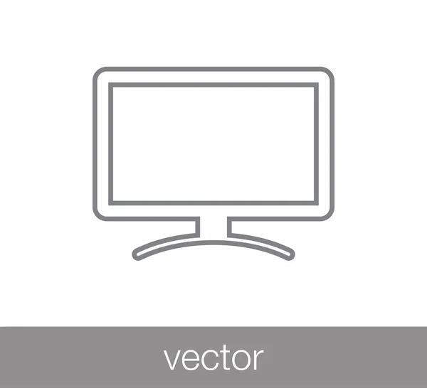 Ilustração ícone de exibição — Vetor de Stock