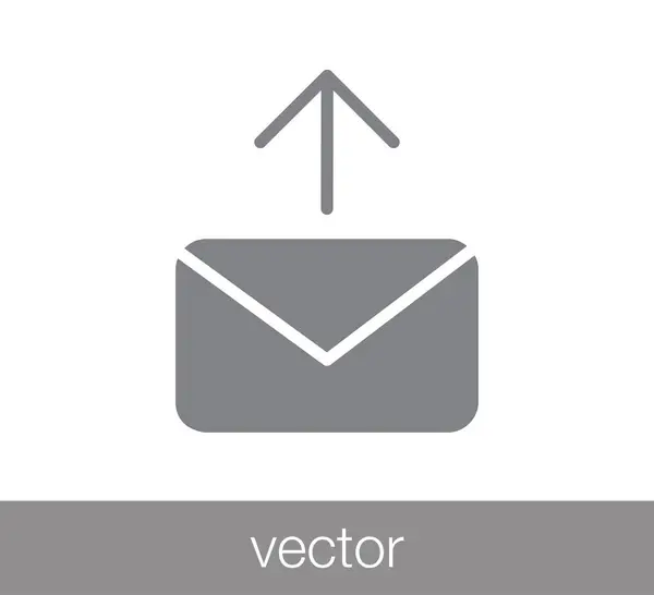 E-Mail einfaches Symbol — Stockvektor