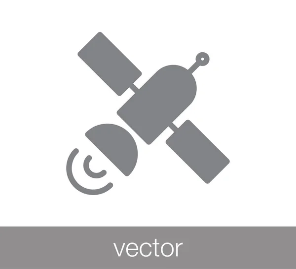 Satellite web icon. — Stock Vector