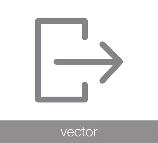 Interface de computador ícone simples — Vetor de Stock