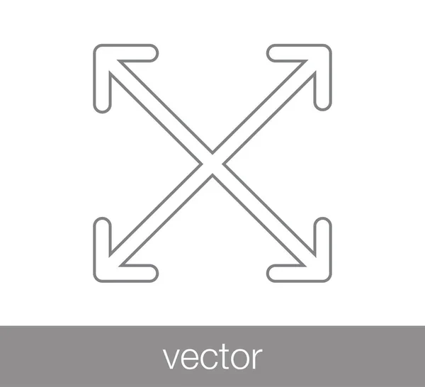 Computerschnittstelle einfaches Symbol — Stockvektor