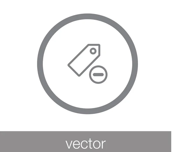 Icono de marcador. Etiqueta icono . — Vector de stock