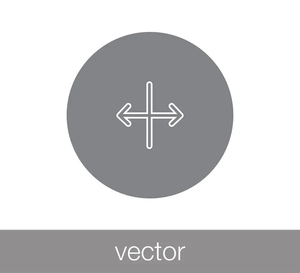 Interface de computador ícone simples — Vetor de Stock