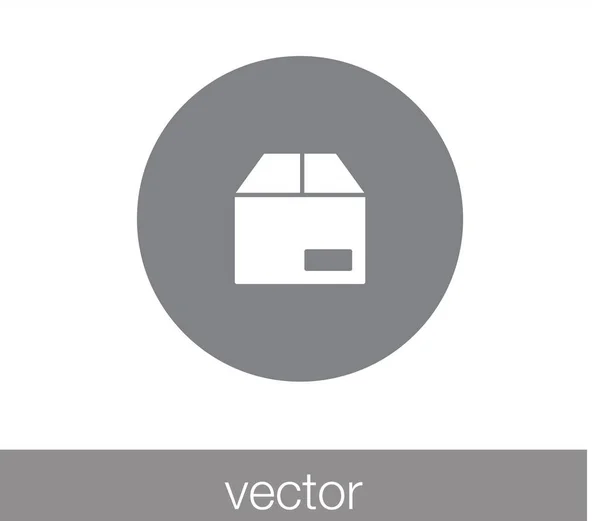 Cargo box icon. — Stock Vector