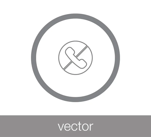 Icono de llamada telefónica . — Vector de stock