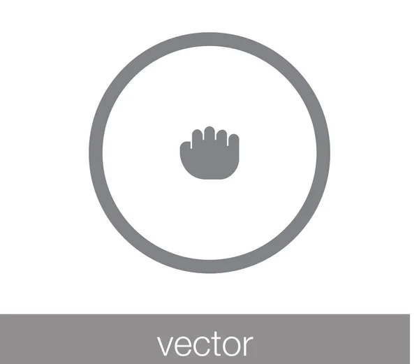 Icône geste tactile . — Image vectorielle