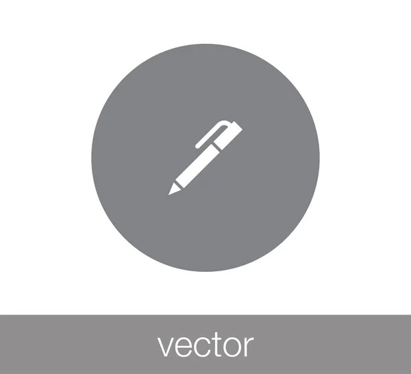 Pen web icon. — Stock Vector