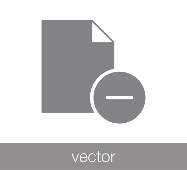 Documento web icono . — Vector de stock