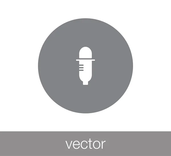 Marcador icono plano — Vector de stock