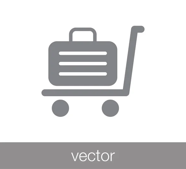 Shopping cart icon — Stock Vector