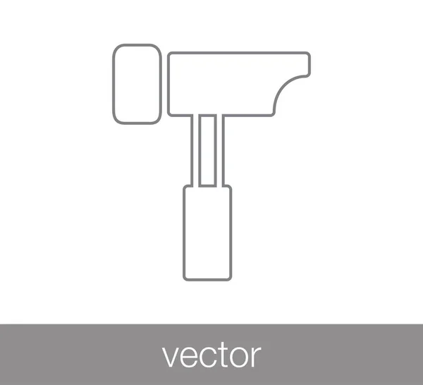 Ikona webové kladivo. — Stockový vektor