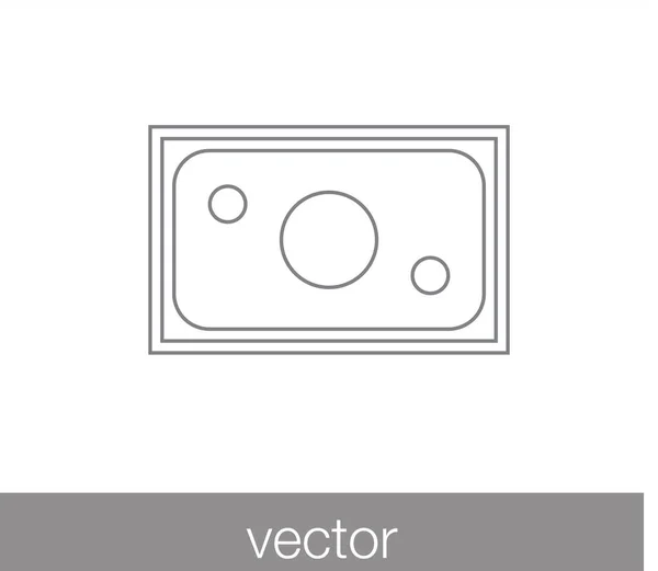 Pénzlapos ikon — Stock Vector