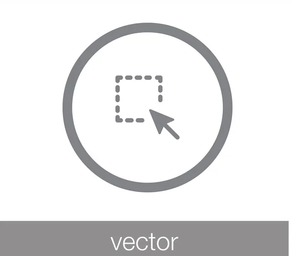 Pictograma instrument cursor . — Vector de stoc